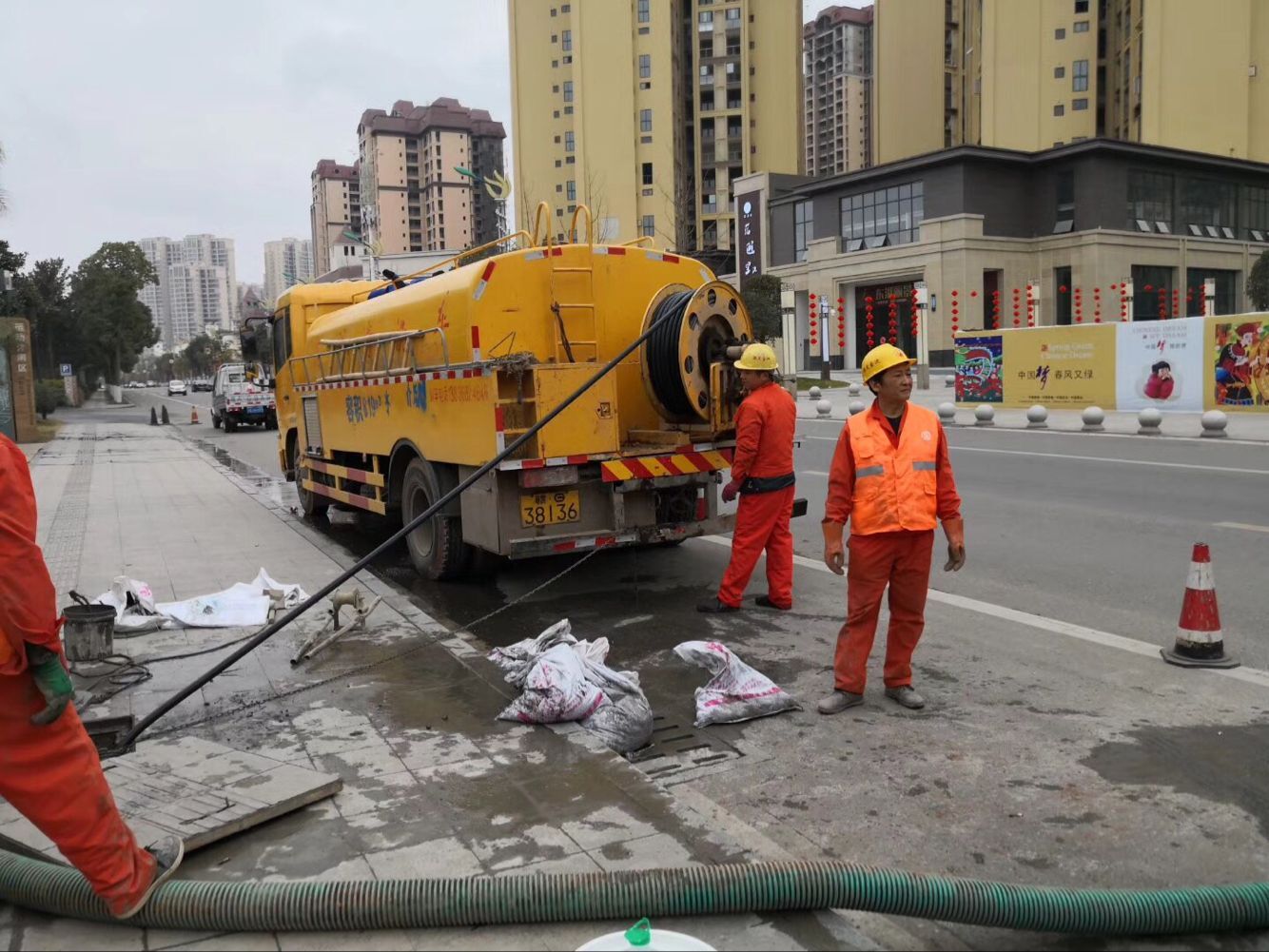 吉木乃排污管道清淤-管道清洗